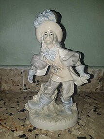 A Musketeer figurine