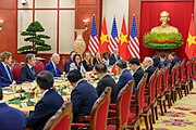 Secretary Blinken with President Biden and General Secretary Nguyễn Phú Trọng in Hanoi, Vietnam, September 2023