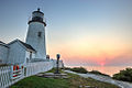 Pemaquid Point Lighthouse at sunrise