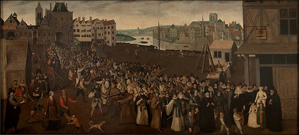 Procession of the League, an anti-Protestant movement, in 1590