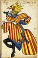 The king of Aragon in Le grand armorial équestre de la Toison d'or