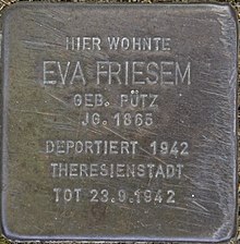 Stolperstein für Eva Friesem