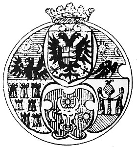 Coat of arm of Sigismund Báthory, Prince of Transylvania (1586–1598, 1598–1599, 1601–1602)