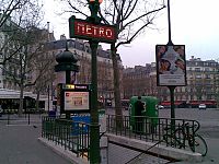 Street-level entrance at Trocadéro