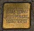 Stolperstein für Gisela Rebarz in Halle (Saale)