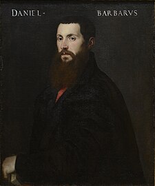 Titian, Daniele Barbaro, 1545k