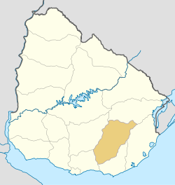Lavalleja Department is located in Uruguay