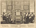 Five women seated around an altar