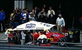 Training zum GP von Deutschland 1985: Alboreto an der Box