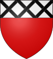 Coat of arms of the lords of Koerich, branch of the lords of Bertrange.