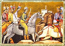 Mongols pursuing Béla after the Battle of Mohi