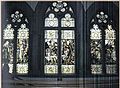 Photograph of six stained glass Britomart windows at Cheltenham Ladies College