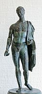 Chlamys-wearing youth (Roman, 2nd century AD)