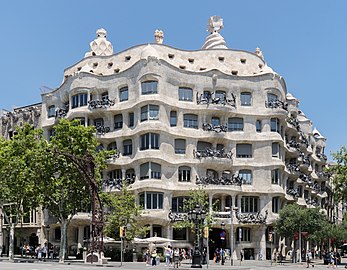 Casa Milà in Barcelona by Gaudí (1906–1912)[115]