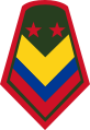 Sargento mayor (Colombian National Army)[20]