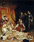 The Death of Elizabeth I, Queen of England, 1828, Louvre