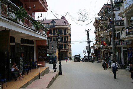 A corner of Sa Pa mountain town