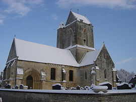 The church in Condé-sur-Ifs
