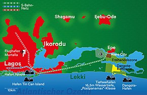 Lagos und der Tiefseehafen Lekki
