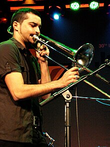 Gianluca Petrella live at Jazz Festival in Saalfelden, 2009.