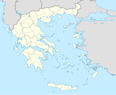 2008–09 Beta Ethniki is located in Greece