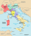 Italien im Jahr 1843