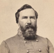 Confederate Civil War general with dark beard