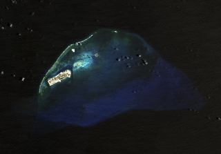 Satellitenbild des Johnston-Atolls