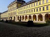 Northern Baroque wing with arcades