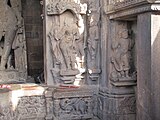 Ganga-Yamuna Sculpture Chaturbhuj Temple, Khajuraho India