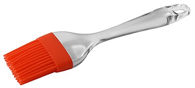 Silicone brush used for basting and applying flavoring liquids