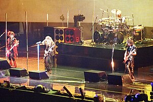 L'Arc-en-Ciel performing at Madison Square Garden on March 25, 2012.