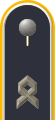 Schulterklappe Oberfähnrich (Dienstanzug Luftwaffenuniformträger) (Grundform der Schulterklappe wie Offiziere)