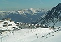 Winter Ski station of Tourmalet.