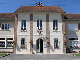 The town hall in Les Ormes-sur-Voulzie