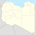 Libyen-Karte mit alten Grenzen