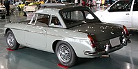 Early MGB roadster with optional hardtop fitted