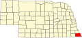 State map highlighting Richardson County