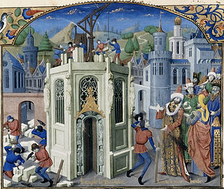 "Reconstruction of the Temple in Jerusalem", Rouen, 15th century