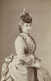 Carl Robert's second wife Sofia Nordenstam, 1872