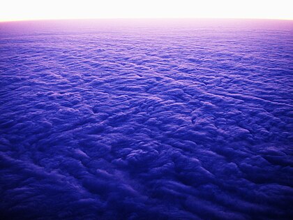 Sunrise over a sea of clouds at Mount Emei