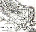 Map of ancient Syracuse