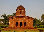 Terracotta temple, Bishnupur, India, a famous centre for terracotta temples