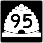 Straßenschild der Utah State Route 95