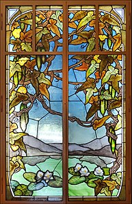 Window by Jacques Gruber (1908–09) (Musée de l'Ecole de Nancy)