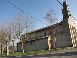 The church in Pouy-de-Touges