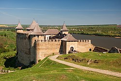 Panoramic view of the Khotyn Fortress