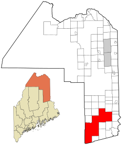 Location of South Aroostook, Maine