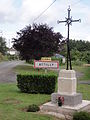 Entrance to the town and a Wayside Cross