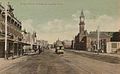 Bridge Road im Jahr 1908 mit Blick zum Zentrum Melbourne